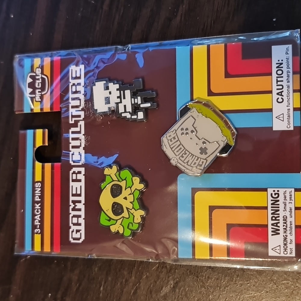 GAME CULTURE 3 Pack Pins PIN CLUB Brand New